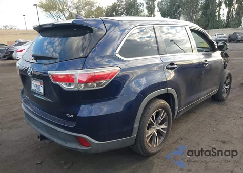 2016 Toyota Highlander Xle из США, поврежденный, VIN 5TDKKRFH1GS148654